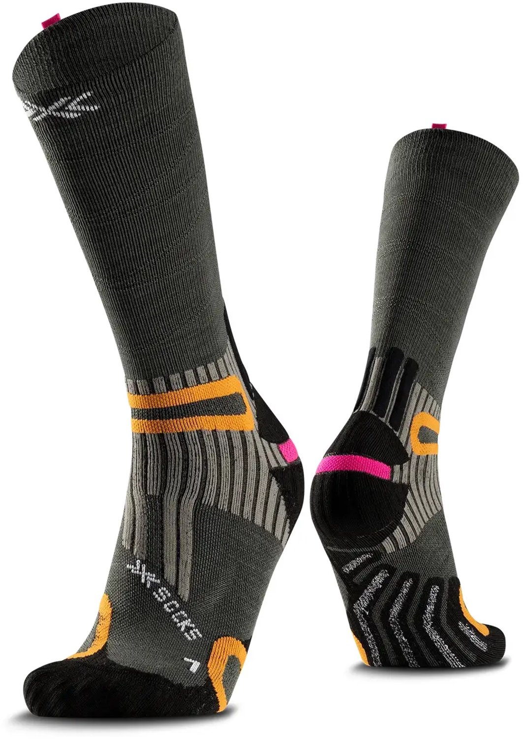 Sokken X-Socks Anatomix Merino Crew Olijf