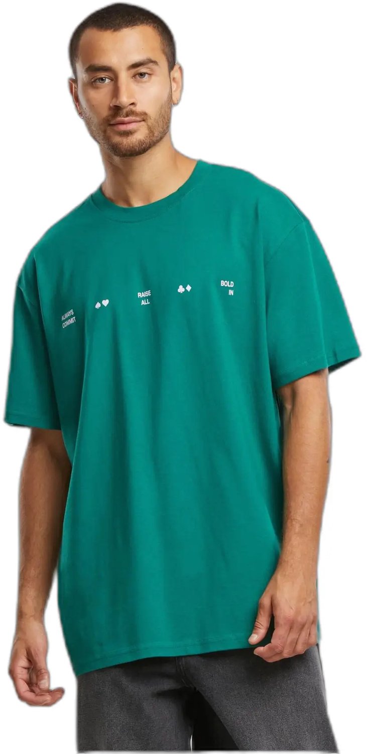 Oversized T-shirt Mister Tee Highrollers Groen