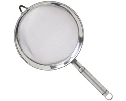 Bolzeef - RVS - 18 cm - Fijnmazig