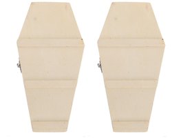 Opbergdoos - Doodskist - Hout - 2 Stuks