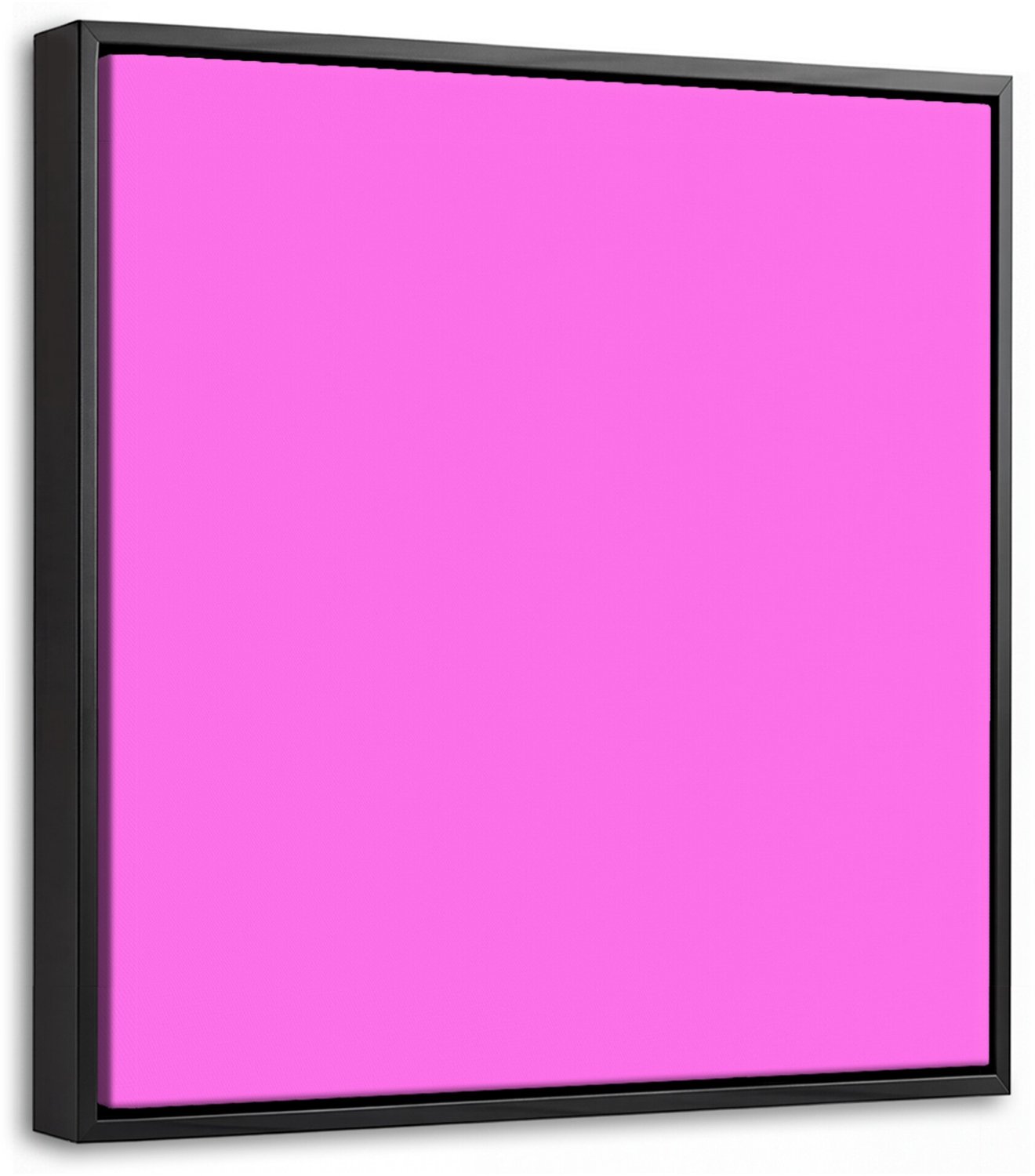 Canvas Schilderij met Baklijst 20x20cm - Bright - Orchid - Roze - Muurdecoratie woonkamer - Slaapkamer decoratie - Kamer accessoires - Schilderijen op canvas met lijst