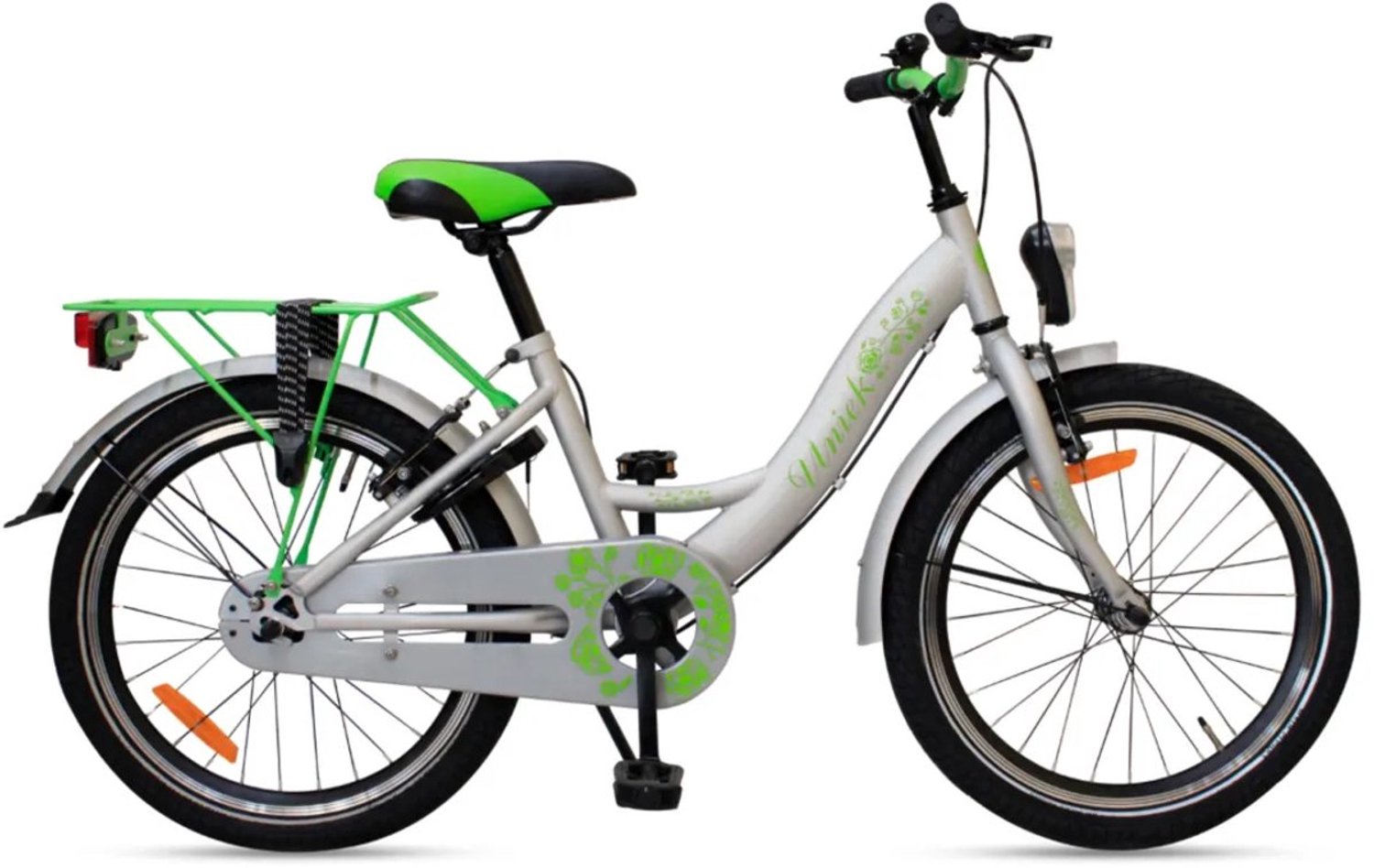Uniek Kinderfiets 1S 20'' Grijs Groen