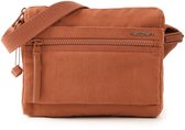 Hedgren Eye Dames Crossbodytas met RFID-bescherming – Klein – Ribfluweel Redwood Burl