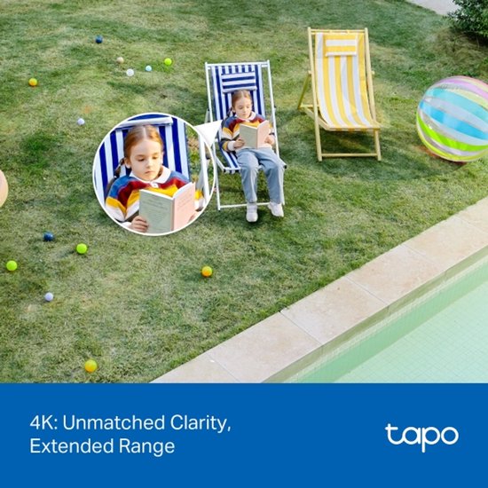 Tapo C560WS Beveiligingscamera Buiten 2-pack - Bundelvoordeel - 4K 8MP - Gezichtsherkenning - 360° Draaibaar - Starlight Kleur Nachtzicht - IP66 Weerbestendig - AI Tracking - Wifi 6 Dual-Band - 18x Zoom - Persoons-, Huisdier- & Voertuigdetectie — afbeelding 3