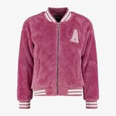 TwoDay furry meisjes baseball vest roze - Maat 158/164