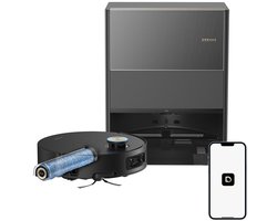 Dreame Aqua10 Roller – Robotstofzuiger - Nat- en Droogstofzuiger met 30.000 Pa - Automatisch Legen & Zelfreinigende Rol - 100 °C Rolreiniging - AutoSeal™ Tapijtkering | Zwart