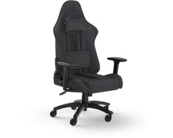 Corsair TC100 - Relaxed Gaming Stoel - Stoffen - Zwart/Grijs