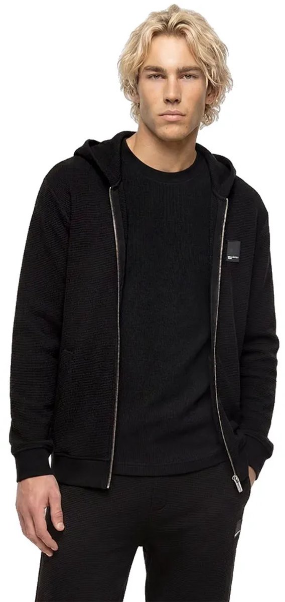 Karl Lagerfeld Jeans B4m20024 Sweatshirt Met Rits Zwart S Man