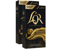 L'Or Espresso Origins Guatemala - Multipack - 20 (2x10) Koffiecups Compatibel met Nespresso Coffee Machine