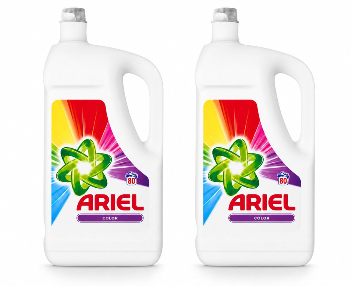 2 x Ariel - Wasmiddel - Color - 80 Wasbeurten - 2,64 liter - Voordeelverpakking - 2 stuks