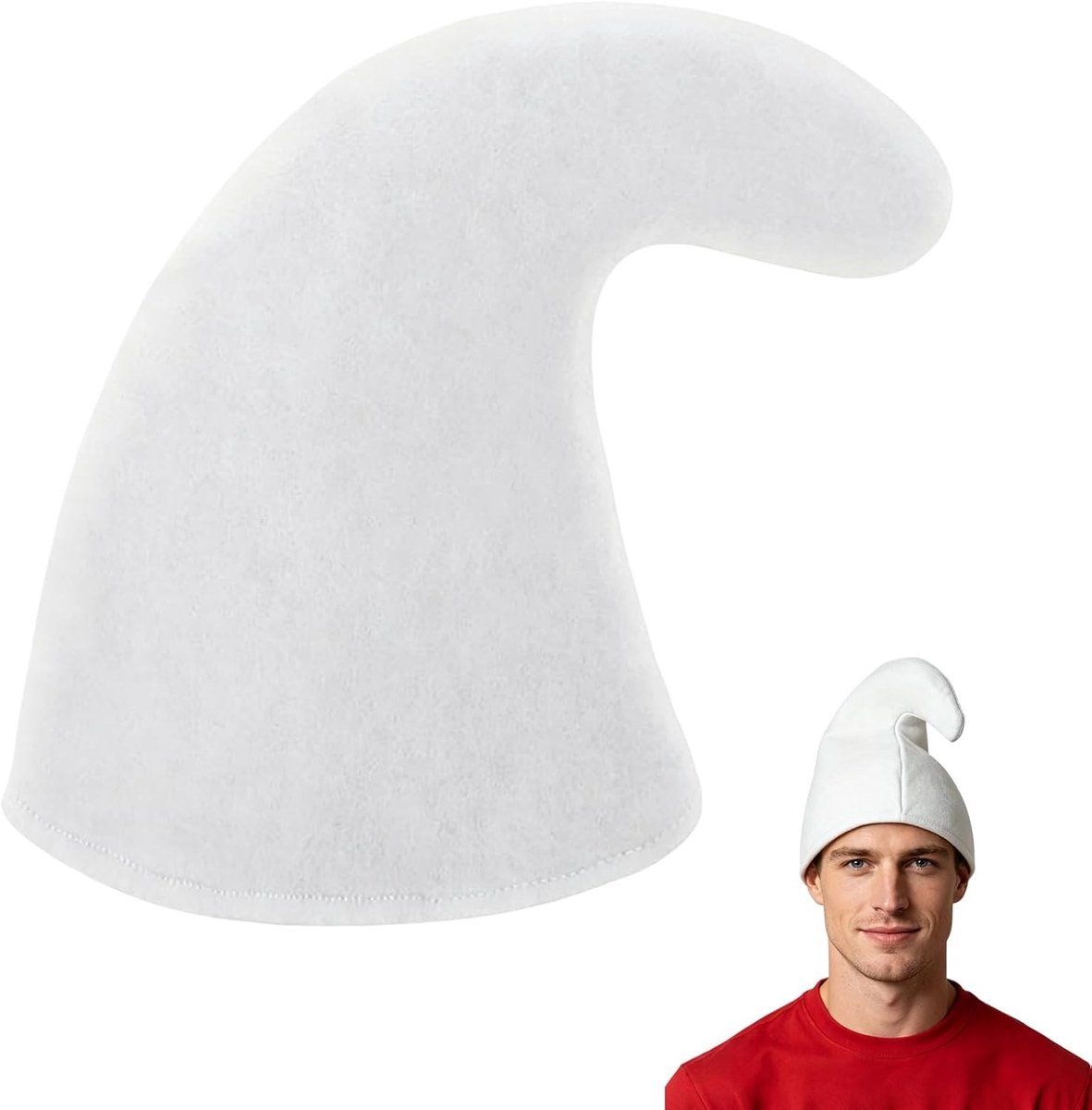 Dwergmuts voor volwassenen, elfenmuts en puntmuts voor carnaval, Halloween en feesten, perfect voor rollenspellen