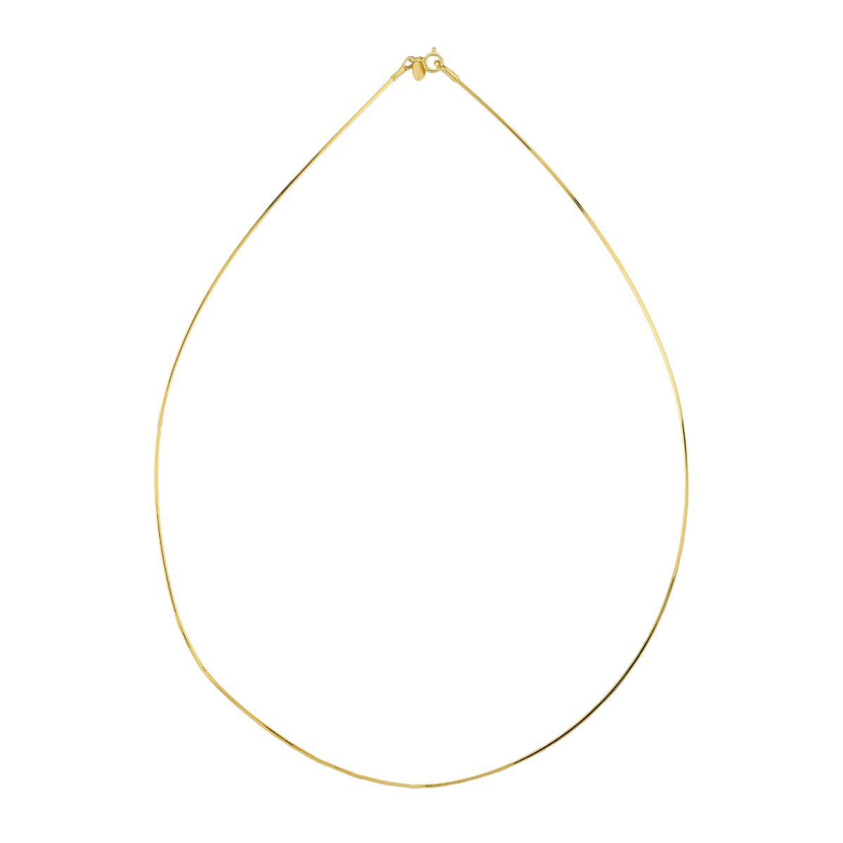 Omega vergulde sterling zilveren ketting