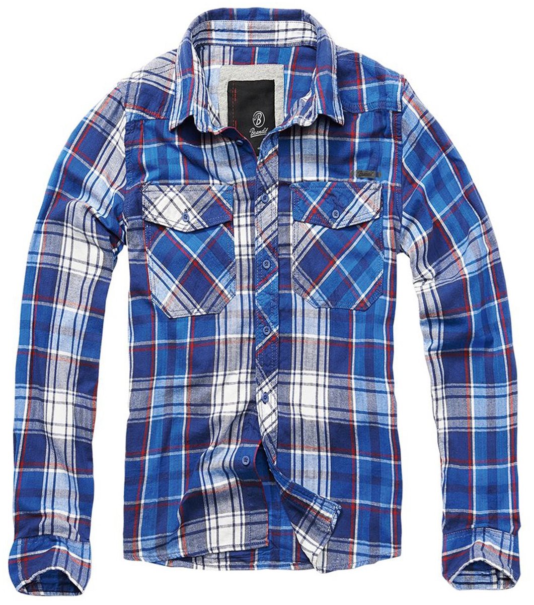 Brandit - Checked Overhemd - 7XL - Blauw