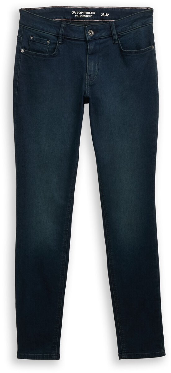 Tom Tailor - TTLUCIE SKINNY-jeans - Maat 28/32 - blue black denim