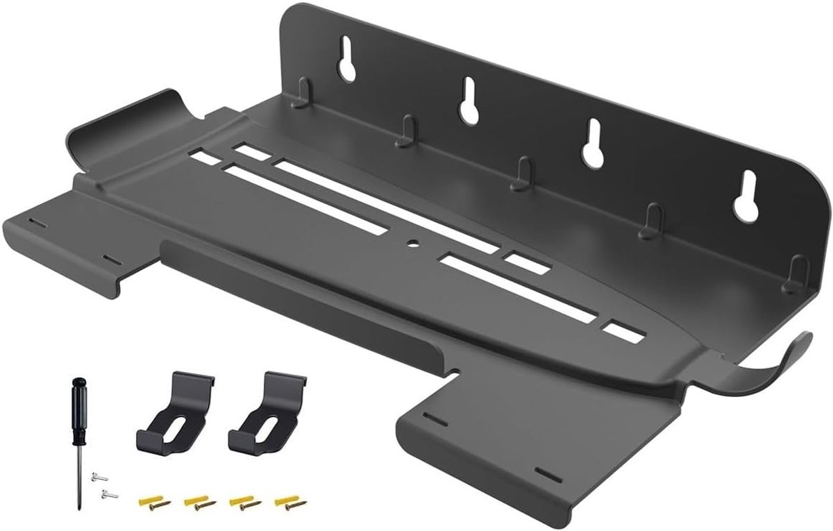 Slimme Wandplank Set van Metaal voor Ruimtebesparende Console Organisatie voor PS5 en Accessoires
