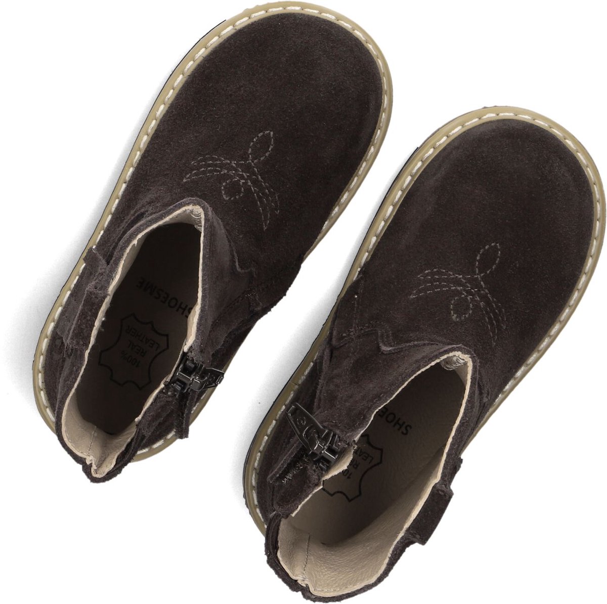 Shoesme Bc26w004 Laarzen - Suède - Meisjes - Bruin - Maat 29