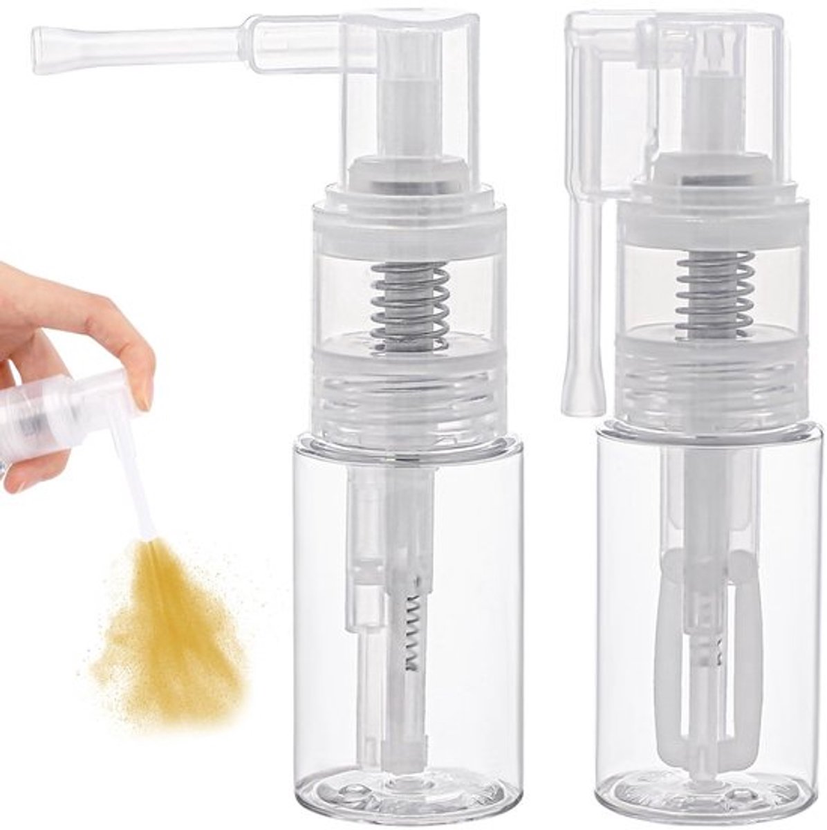 Allecto - Glitter-stofsproeiers - Eetbare glitterspuitfles - Multifunctioneel