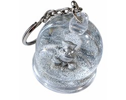 Sleutelhanger - Sneeuwbol - Kikker - Snowglobe - Gift