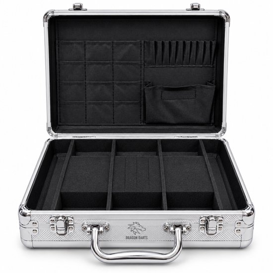 Dragon Darts 135-Delige Dartset - 3 Sets Dartpijlen met Stevige Aluminium Dart Case - Dart Flights, Dart Shafts en vele Dart Accessoires van Dragon Darts — afbeelding 2