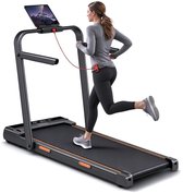 ROBORE X5F opvouwbare loopband met 14% hellingshoek, stille 2,5 pk motor, maximale snelheid van 10 km/u, draagvermogen van 150 kg, 3 hellingsniveaus, led-display en afstandsbediening.