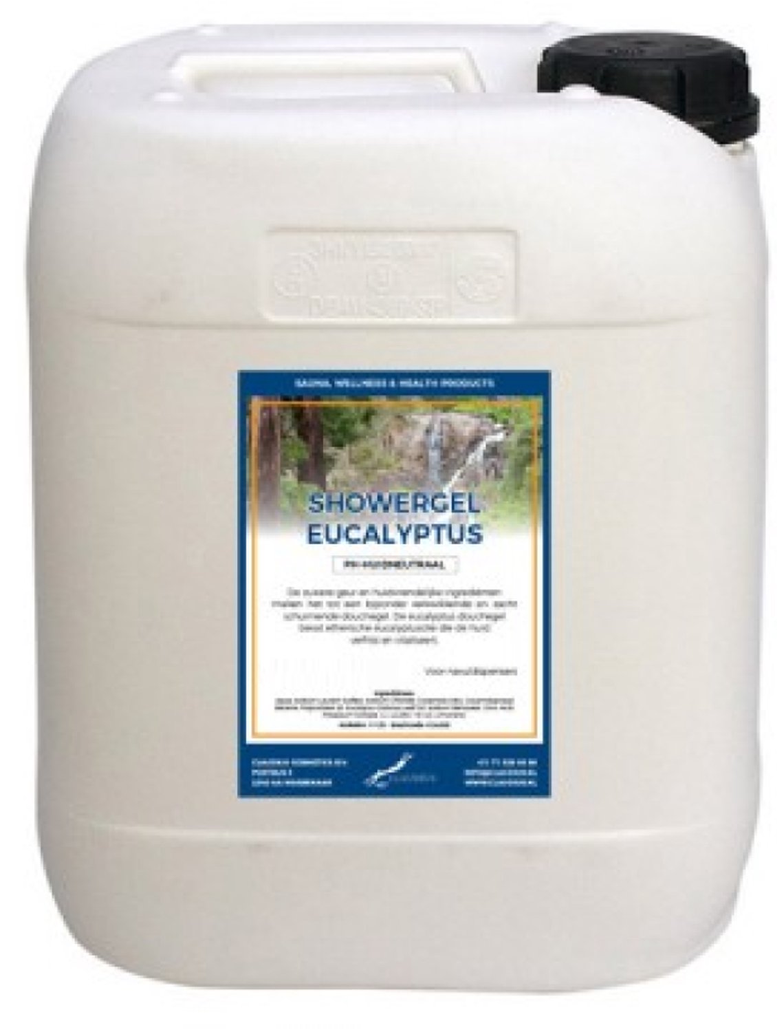 Claudius Douchegel Eucalyptus 10 liter - showergel - navulling - voordeelverpakking