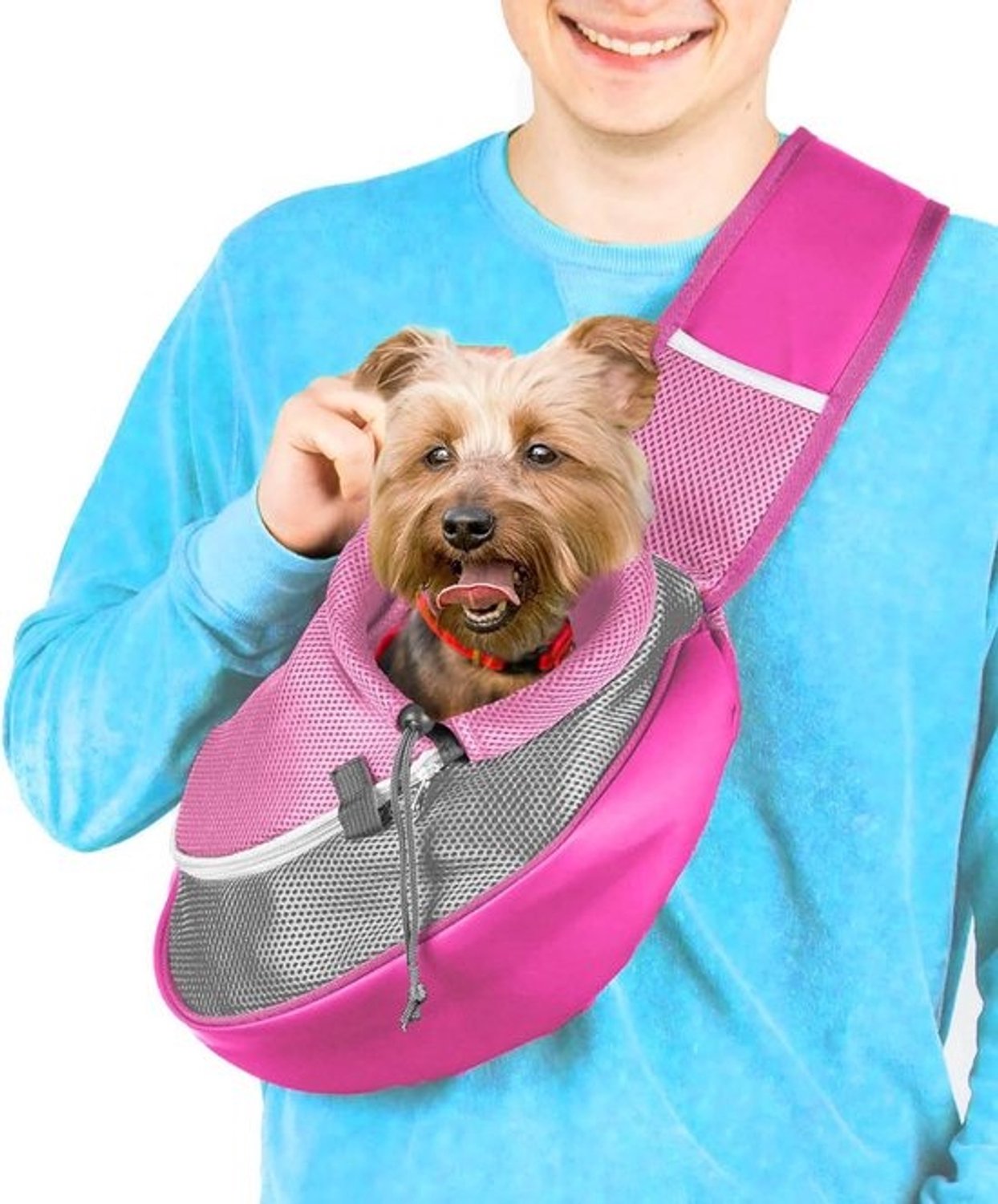 Draagzak voor kleine hond of puppy - Buikdraagtas voor kat en hond