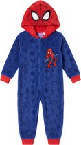 Spiderman Onesie - Maat 98/104- Coral fleece - Pyjama - Blauw
