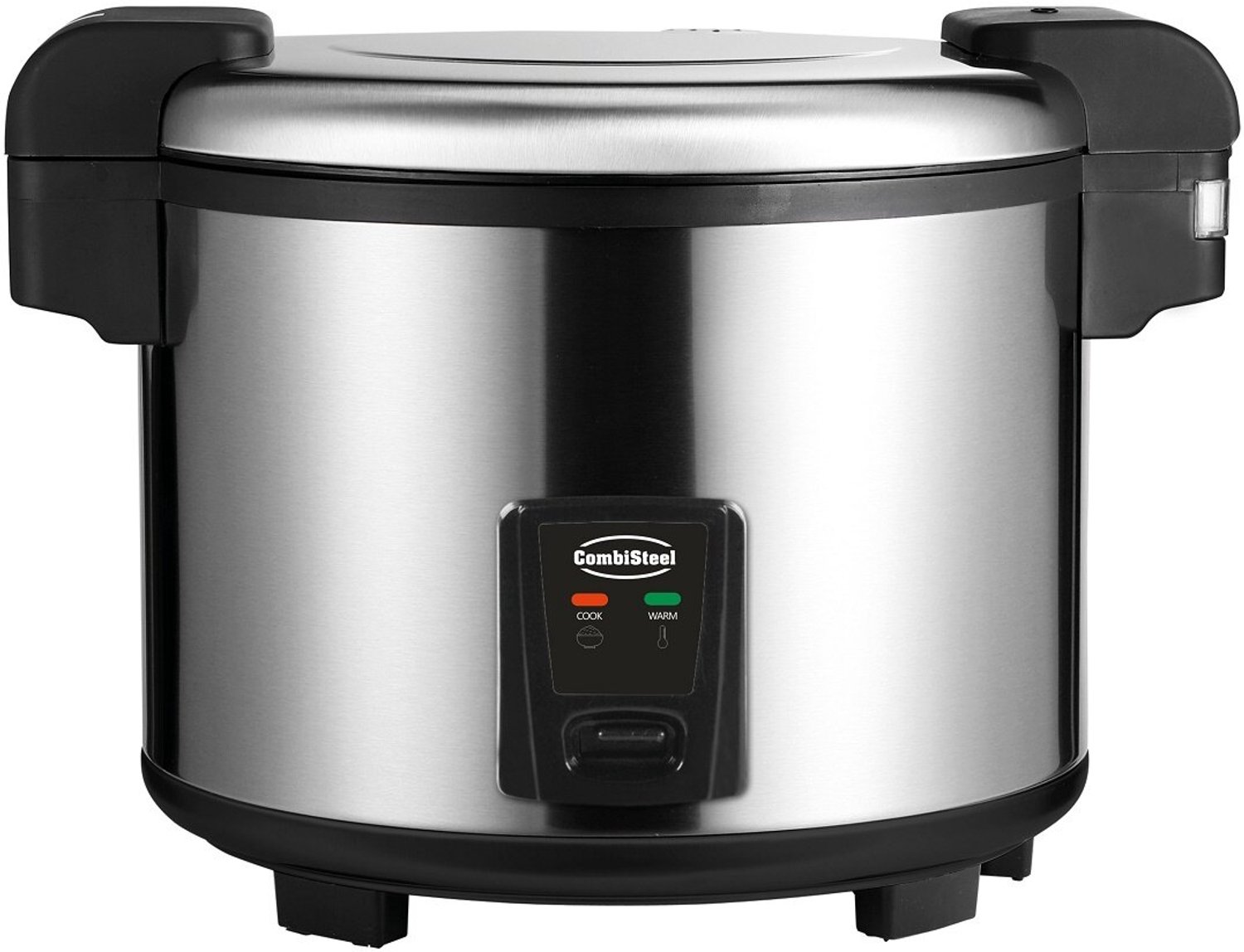 Rijstkoker - RVS 14 Liter Water, 5,4 liter Ongekookte Rijst - 30 Cups - Met Maatbeker - Combisteel 7516.0005 - Horeca & Professioneel