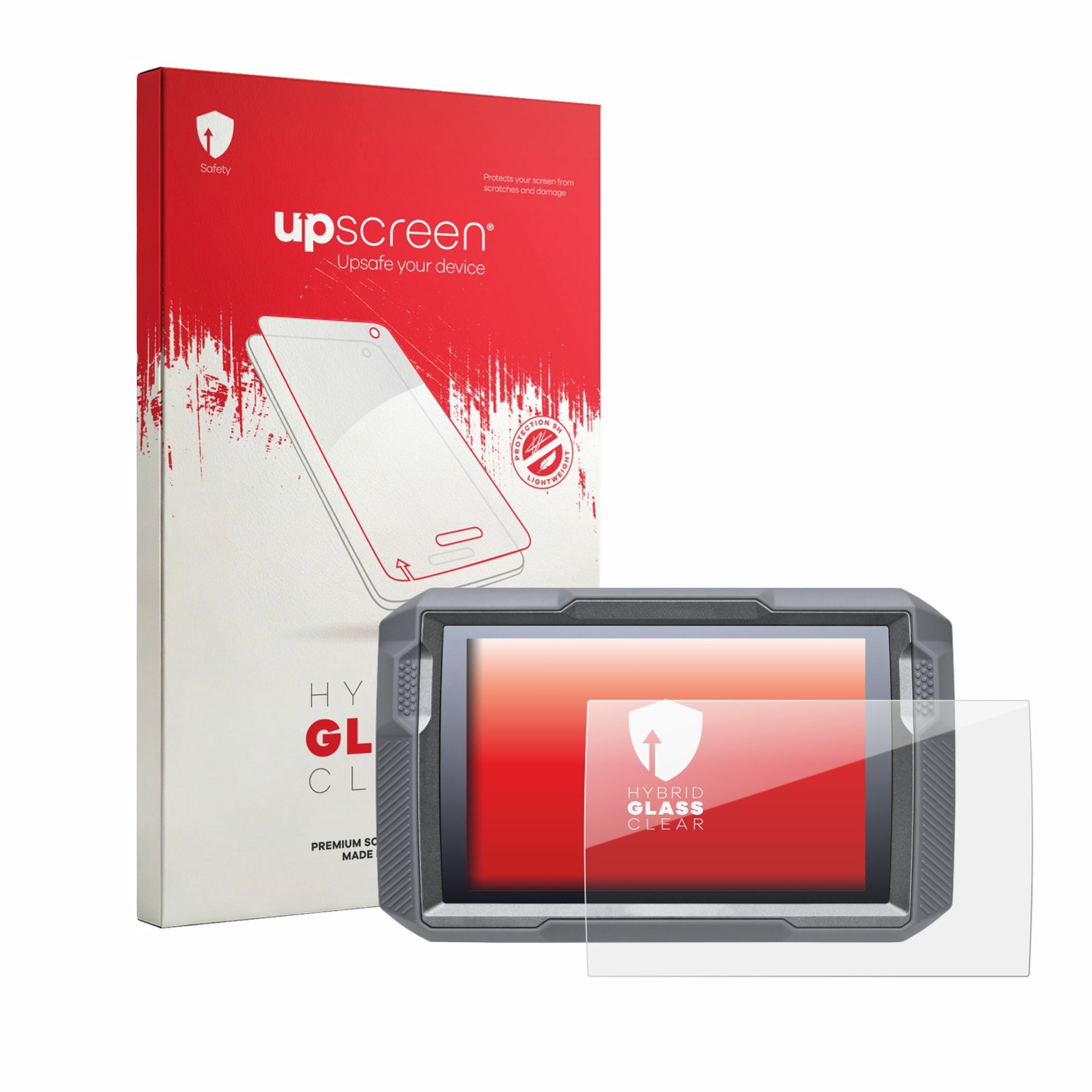 upscreen - Screenprotector voor Topdon UltraDiag Moto - Folie Beschermfolie Beschermglas transparant