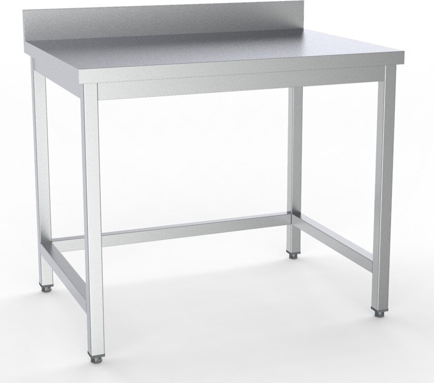 600 Werktafel Open Onderstel Rand Demontabel, combisteel 7333.0034 - Horeca & Professioneel