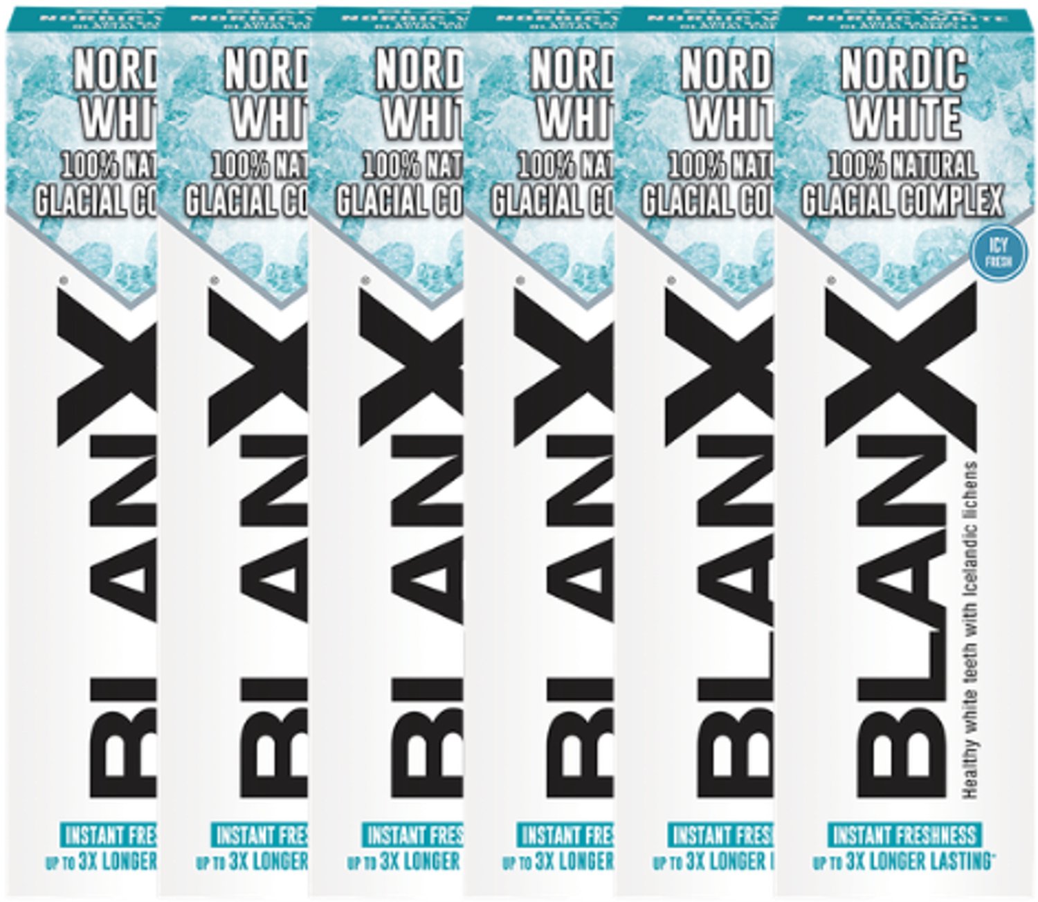 BlanX Nordic White Tandpasta - 6 x 75 ml