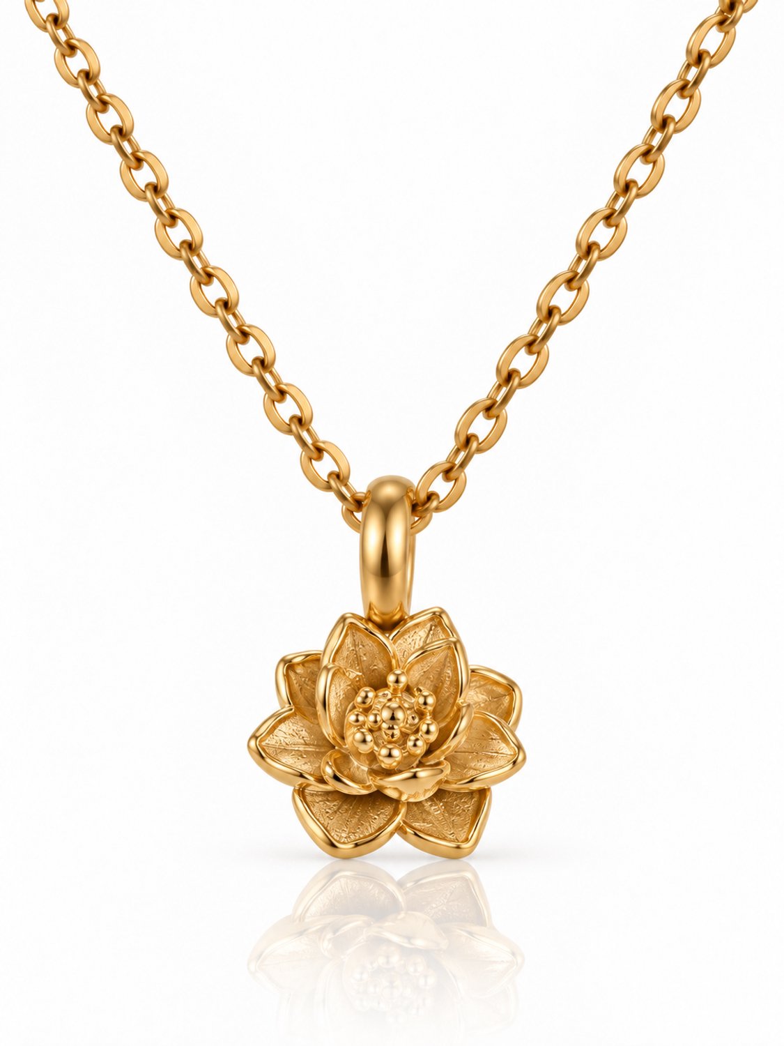 Maevi® Geboortebloem Ketting - Maand: Juli - Hoge Kwaliteit RVS / Stainless Steel - Sterrenbeeld / Geboortesteen Ketting - Cadeau voor Mama / Vriendin - Geboorte Cadeau - Incl Luxe Verpakking - Birthflower Necklace - Lengte: 45cm - Verkleurt Niet