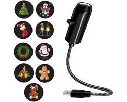 Projector Christmas - 360° Rotation USB Powered Projection Light