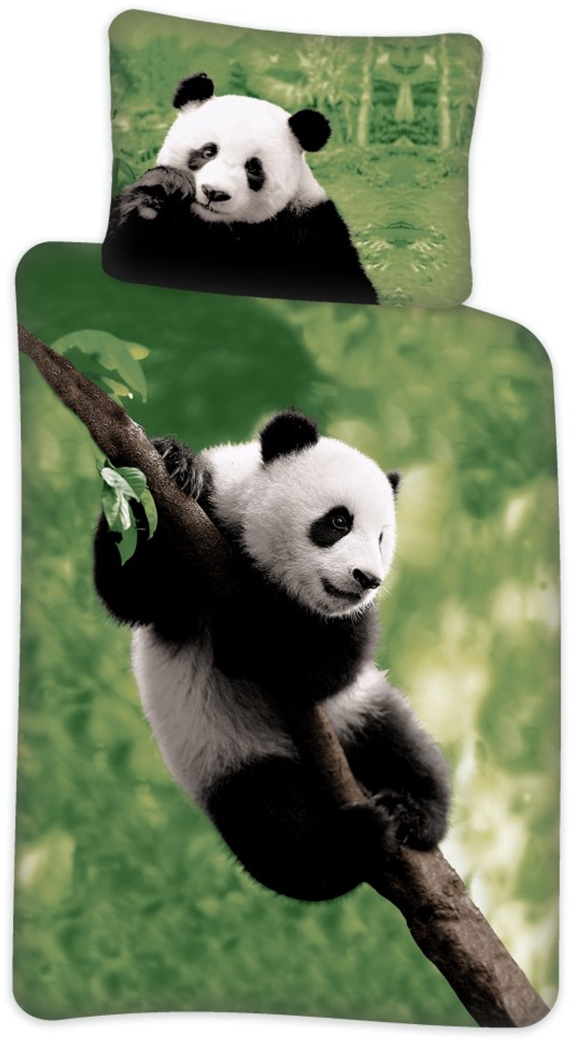Sweet Home dekbedovertrek Panda 100 x 140 cm - Katoen