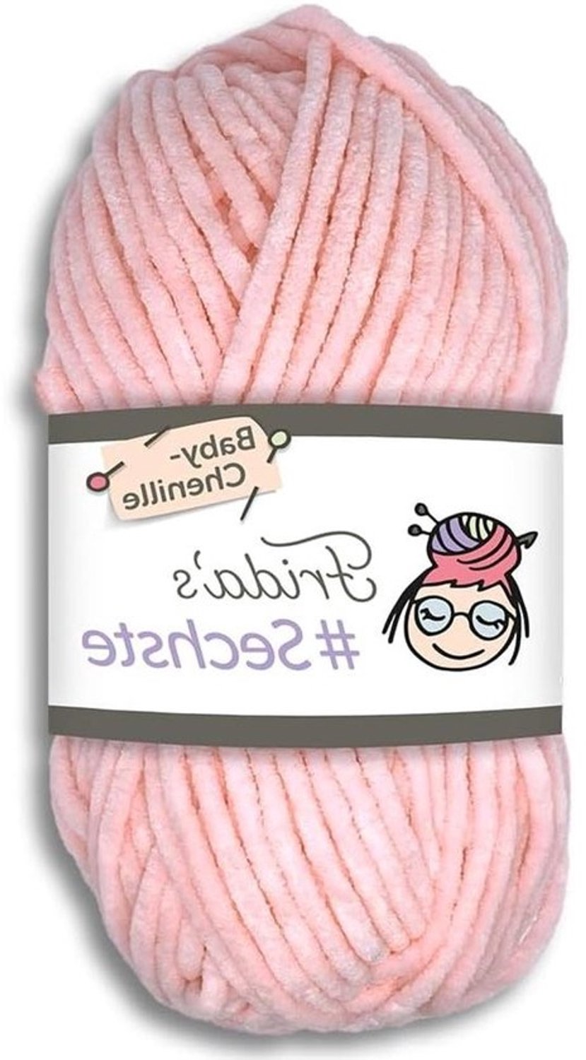 Chenillegaren - Babygaren - Amigurumi haken - Fluweelzacht - 50 gram - Roze