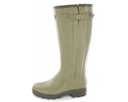 Le Chameau Chasseur Leder 44/46cm Weite heren laarzen groen maat 43