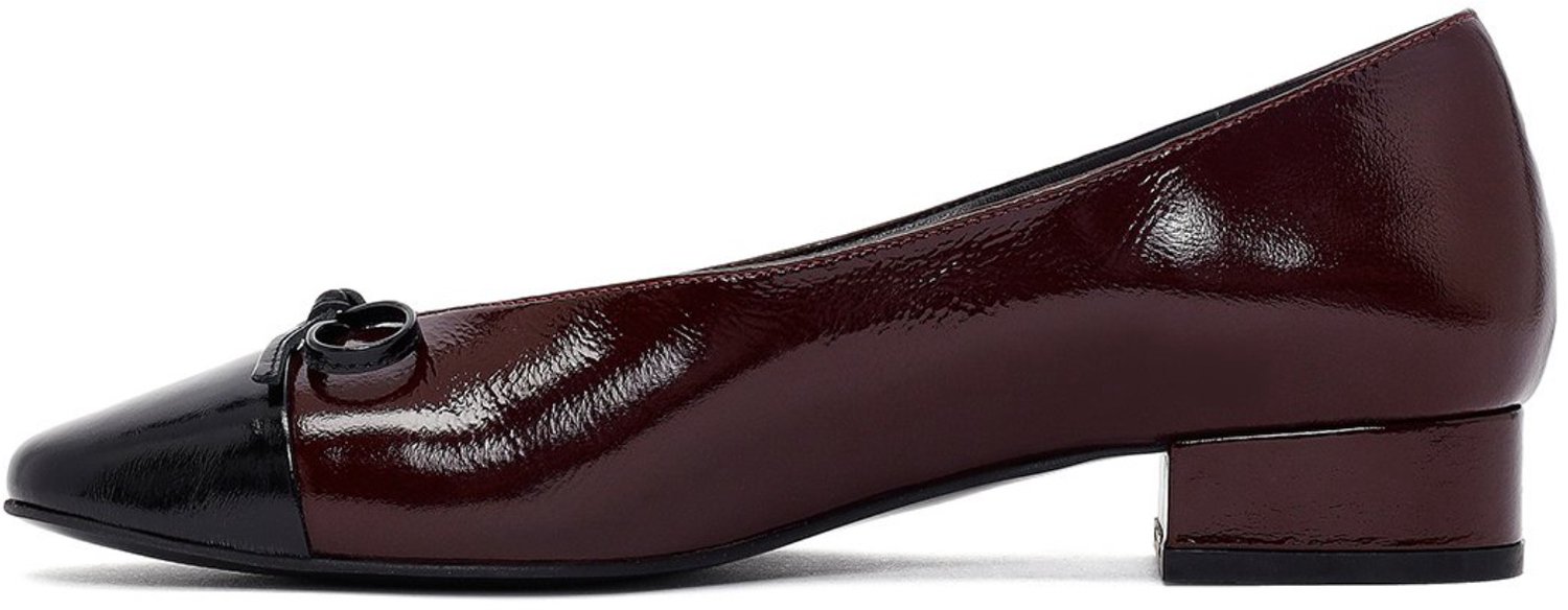 DERIMOD Ballerina Shoes Leather Ballerina Shoes