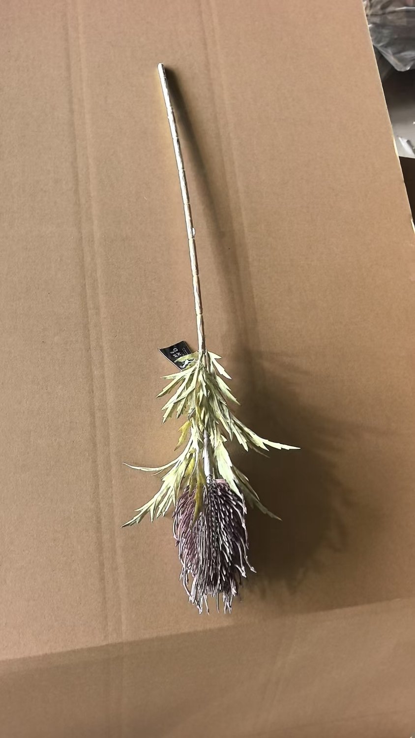 Kunstbloem banksia 69cm burgundy