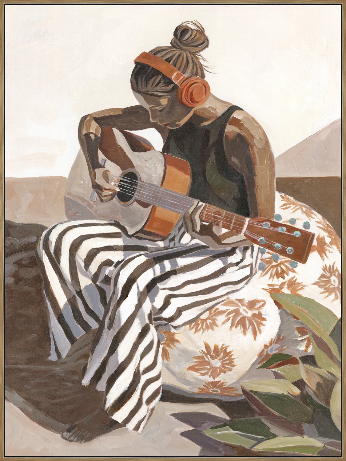Schilderij gitaar