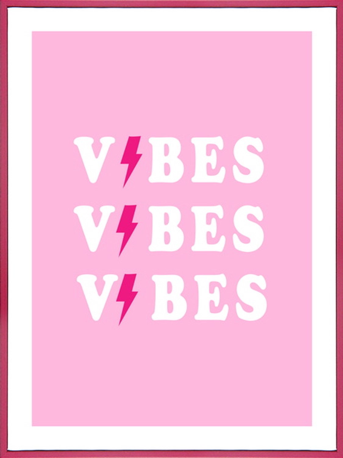 Poster in frame vibes 30x40cm