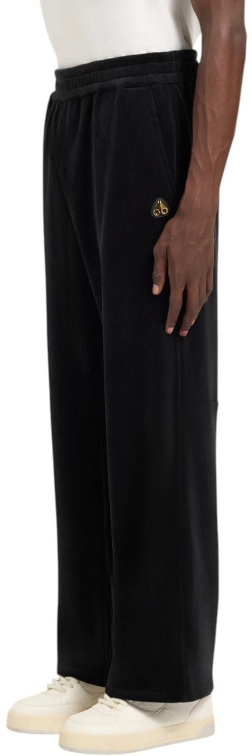 Moose Knuckles Heren Broek Zwart M35MR750G/292 Preston Velour Pants Gold