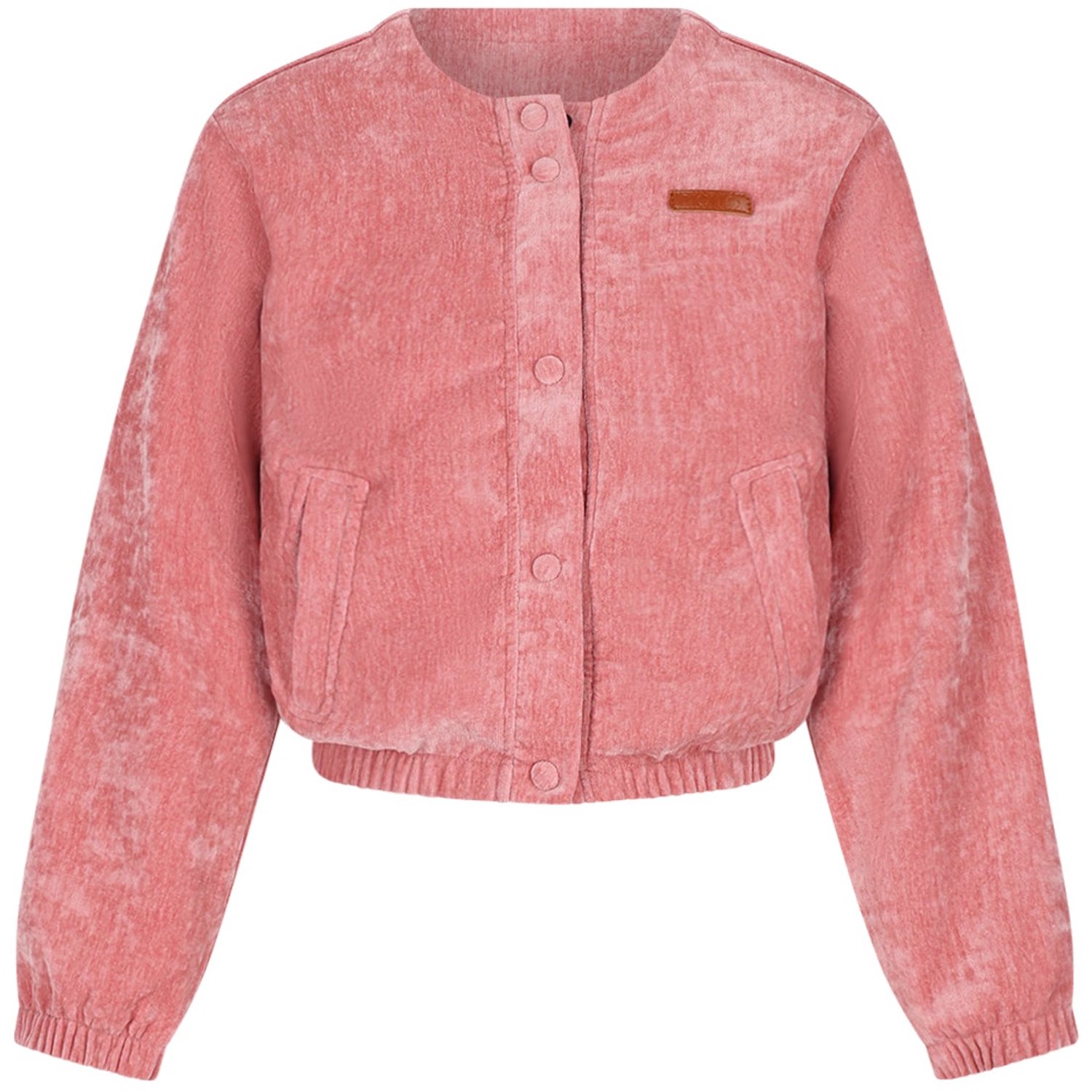 NONO - Door Stretch Velvet Indoor Jacket - Sunset Pink - Maat 104