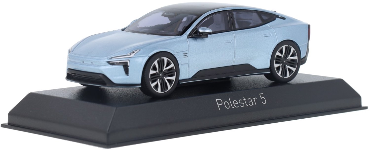 Volvo Polestar 5 2025 Electron Blauw Modelauto 1/43 Norev