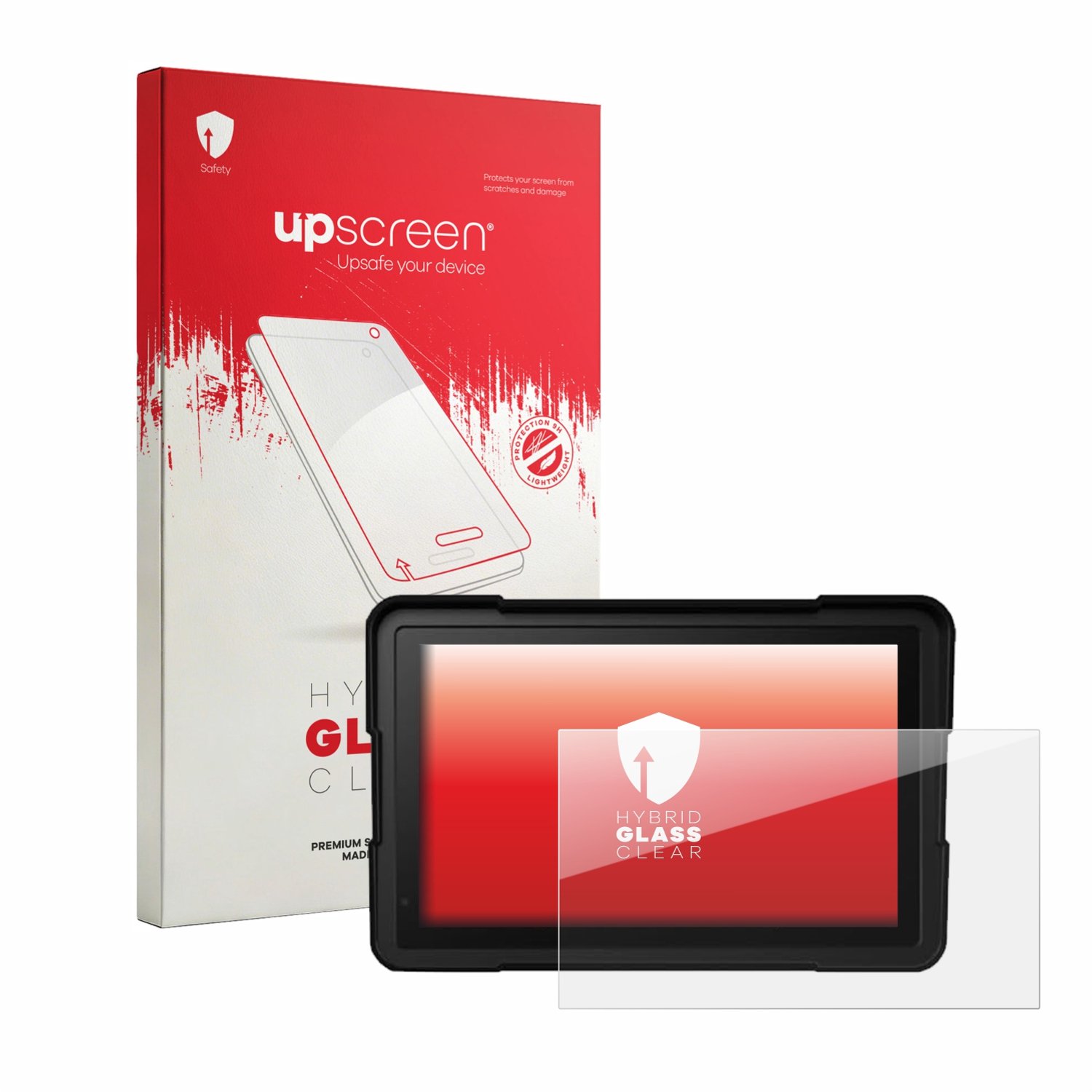 upscreen - Screenprotector voor BakerMiche 7" - Folie Beschermfolie Beschermglas transparant