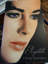 Boekomslag met close-up van een gezicht met opvallende paarse ogen en de titel Elizabeth van J. Randy Taraborrelli.