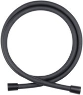 Differnz Doucheslang - PVC - 1.5 m - Zwart - Anti-twist Systeem - Aansluiting 1/2" - Waterbesparend - Gladde Buitenkant Zonder Omvlechting - Geschikt voor Handdouche