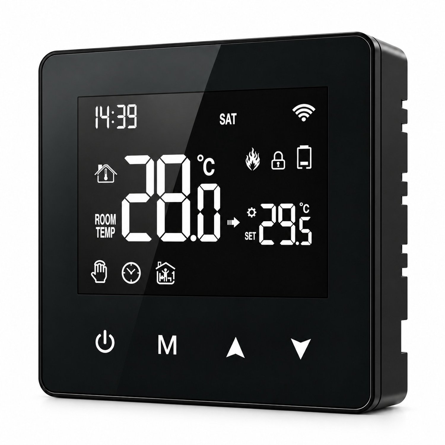 Smartlife Domotica Wifi Opbouw Thermostaat - Opbouwmontage
