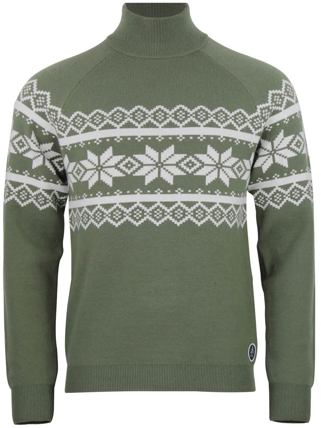 Trui met hoge hals Peak Mountain Clyde Creme
