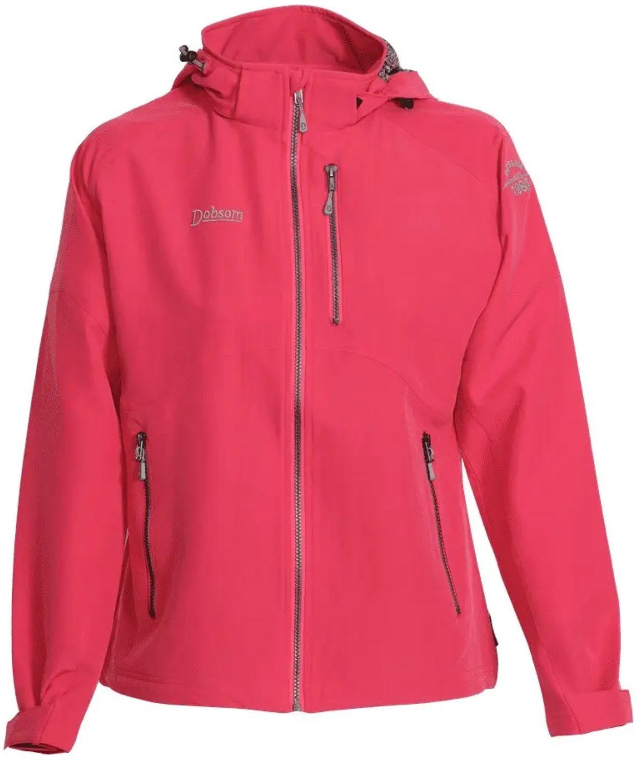 Damesjack met capuchon Dobsom Moss Dark Cerise
