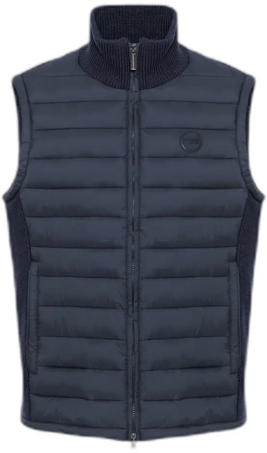 Mouwloze Vest met Ribbels Mesh Panelen Colmar 8ZX Marineblauw